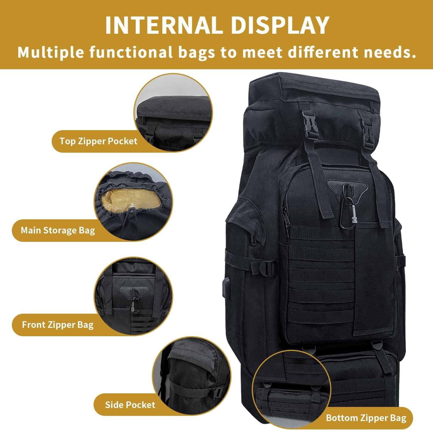 TrekkPack, 80L Waterproof Travel Pack